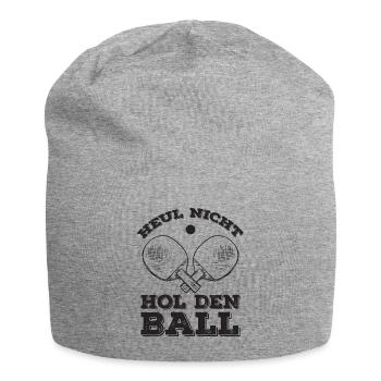 Heul nicht, hol den Ball Tischtennisspieler - Jersey-Beanie - Grau meliert - Vorne