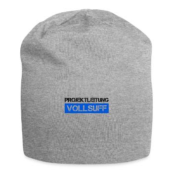 Bier Saufen Shirt Damen Herren Feiern Partnerlook - Jersey-Beanie - Grau meliert - Vorne
