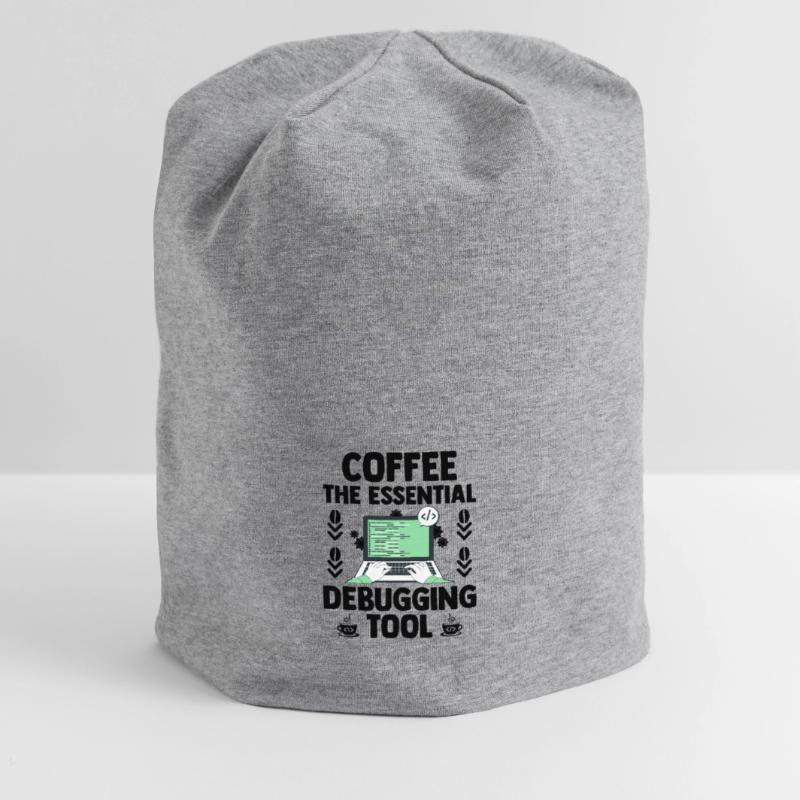 Café Codage Programmeur Codeur Développeur Nerd Coff Bonnet en jersey