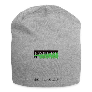 17th Birthday Gift Girls Boys Guestbook - Jersey Beanie - heather grey - Front