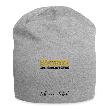 24 Birthday Gift Women's Decoration Men's Guestbook - Jersey Beanie - heather grey - Front