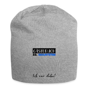 22ème Anniversaire Cadeau Homme Décoration Hommes Livre d’Or - Bonnet en jersey - gris chiné - Devant