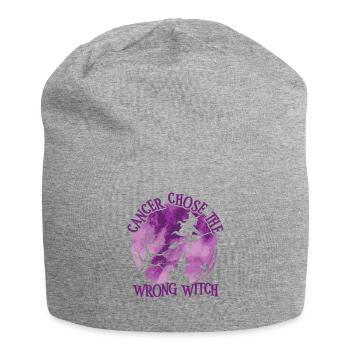 Cancer Witch Plum Honor soignant Cancer - Bonnet en jersey - gris chiné - Devant