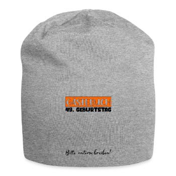 49 Birthday Gift Women's Decoration Men's Guestbook - Jersey Beanie - heather grey - Front