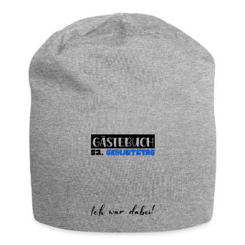 52 Birthday Gift Husband Decoration Men Guestbook - Jersey Beanie - heather grey - Front