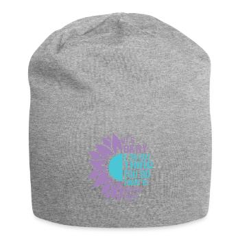 Sensibilisation à la prévention du suicide - Bonnet en jersey - gris chiné - Devant