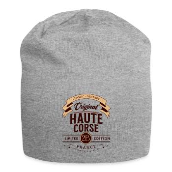 Haute-Corse Département France - Bonnet en jersey - gris chiné - Devant