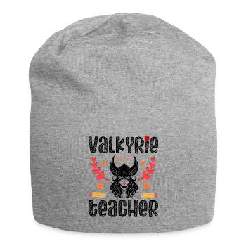 Wikingerin Lehrerin Walküre - Jersey-Beanie - Grau meliert - Vorne