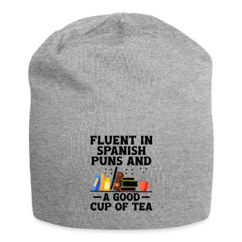 Foreign Language Teacher School Languages Teachers - Jersey Beanie - heather grey - Front
