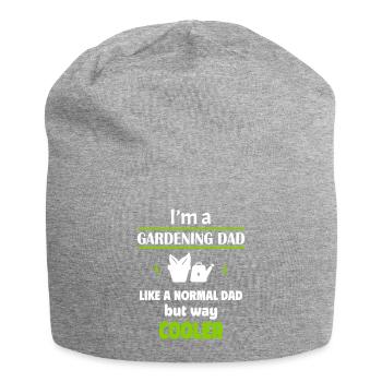 Ich bin ein Garten Papa - Jersey-Beanie - Grau meliert - Vorne