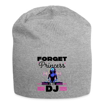 Oublie La Princesse Humour DJ Femme - Bonnet en jersey - gris chiné - Devant