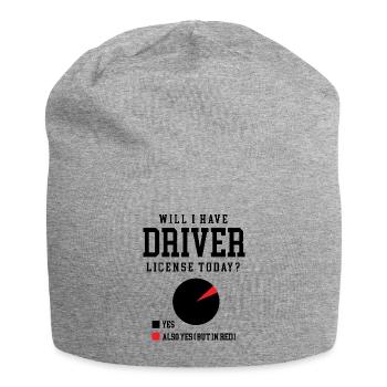 Will I Have Driver License Today Driving School - Jersey Beanie - heather grey - Front
