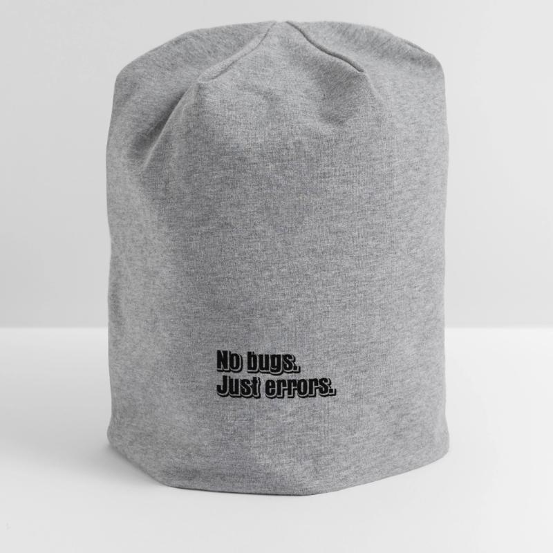 No Bugs Just Errors Coder Programmer Nerd Software Jersey-Beanie