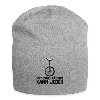 Einrad - Jersey-Beanie - Grau meliert - Vorne