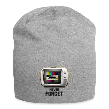 Testbild 80s 90s party - Bonnet en jersey - gris chiné - Devant