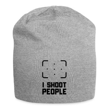 PHOTOGRAPHE - Bonnet en jersey - gris chiné - Devant