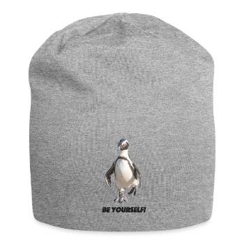 Penguin be yourself - Jersey Beanie - heather grey - Front