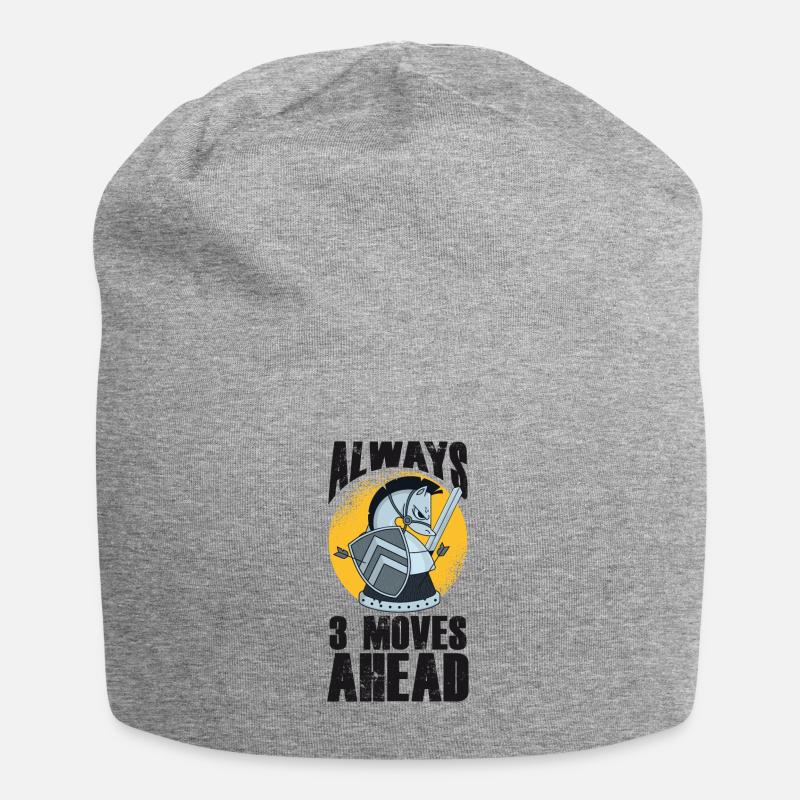 chess - Jersey Beanie - heather grey