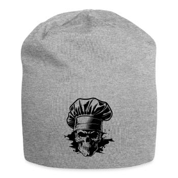 Chef Skeleton Chef - Jersey Beanie - heather grey - Front
