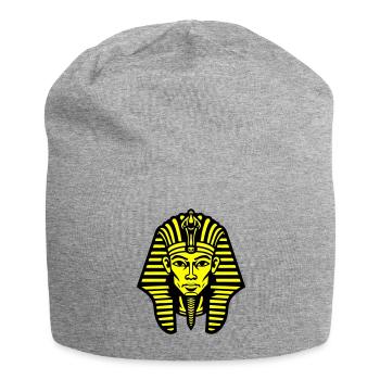 Crâne de pharaon - Bonnet en jersey - gris chiné - Devant