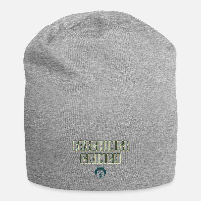 FaschingsG - Jersey-Beanie - Grau meliert