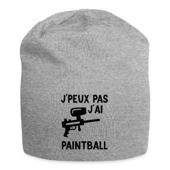 Paintball - Fan de Paintball - Bonnet en jersey - gris chiné - Devant