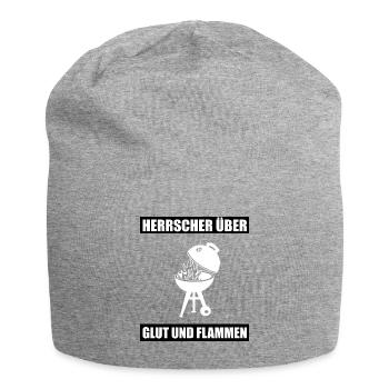 BBQ - Jersey-Beanie - Grau meliert - Vorne