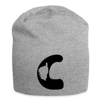 c corse map - Bonnet en jersey - gris chiné - Devant