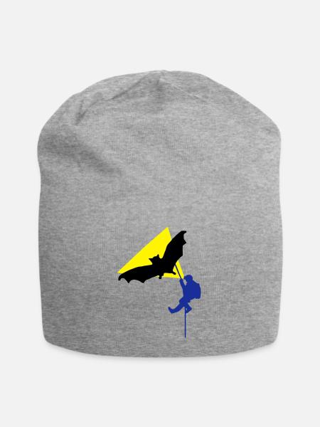 Höhlenforschung 9 - Jersey-Beanie - Grau meliert