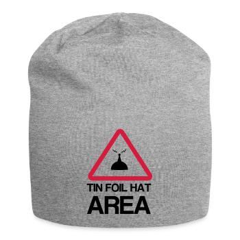 Tin Foil Hat Area - Bonnet en jersey - gris chiné - Devant