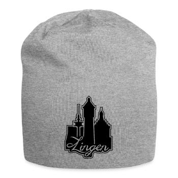 Lingener Emblem - Jersey-Beanie - Grau meliert - Vorne