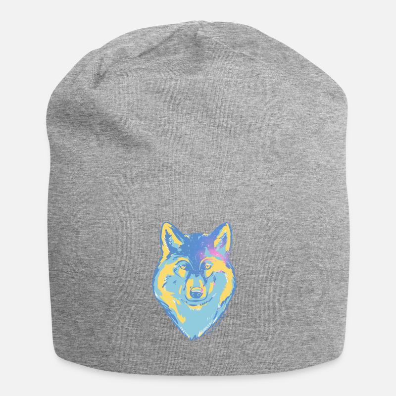 Star Wolf - Jersey Beanie - heather grey