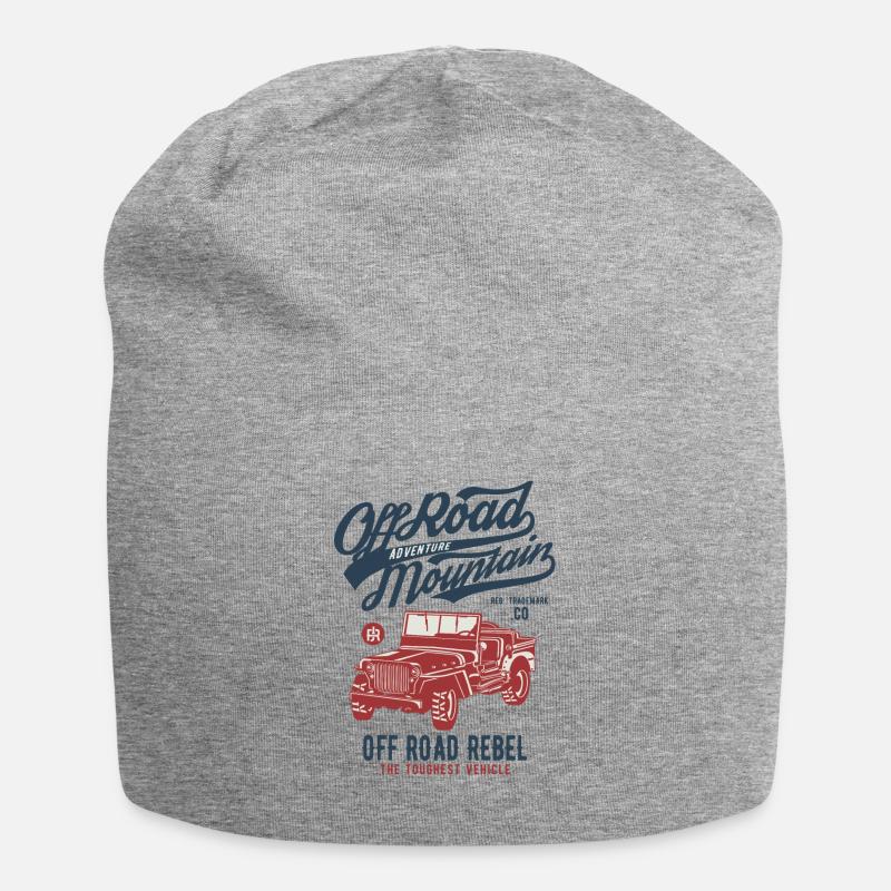 Off Road Jeep - Bonnet en jersey - gris chiné