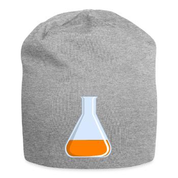 reagenzglas flask tube experiment chemistry chemie - Jersey-Beanie - Grau meliert - Vorne