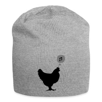 chicken - Jersey-Beanie - Grau meliert - Vorne