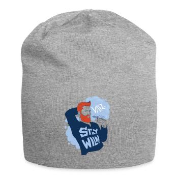 Vaperguy avec un style de vie sauvage - Bonnet en jersey - gris chiné - Devant