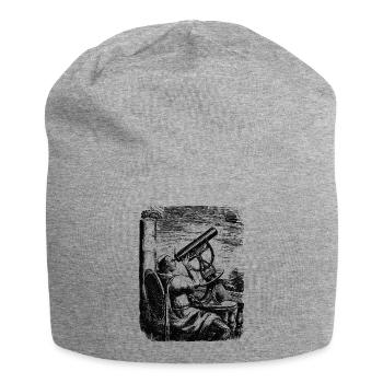 teleskop-astronomie-mann - Jersey-Beanie - Grau meliert - Vorne