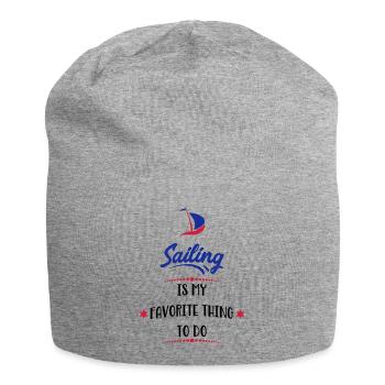 sailing - Jersey Beanie - heather grey - Front