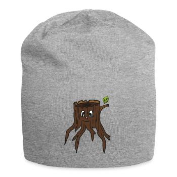 La petite souche bob - Bonnet en jersey - gris chiné - Devant