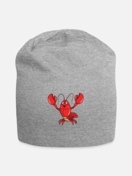 Hummer - Jersey-Beanie - Grau meliert