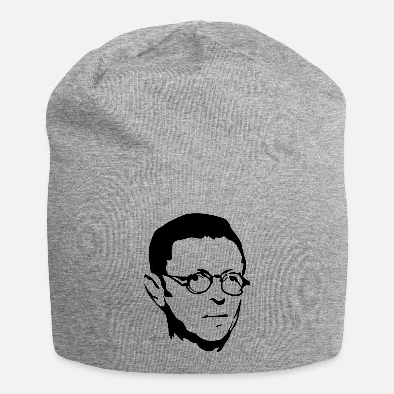 Philosophie - Bonnet en jersey - gris chiné