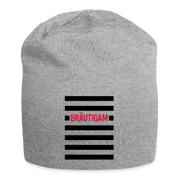 Groom - bande baccalauréat parti - Bonnet en jersey - gris chiné - Devant