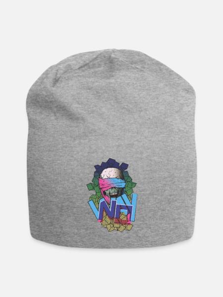 NO_WAY - Jersey-Beanie - Grau meliert