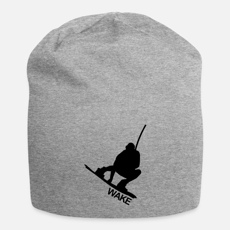 WAKEBOARD, WAKE, eau, câble, Raley, EAU,Invert - Bonnet en jersey - gris chiné