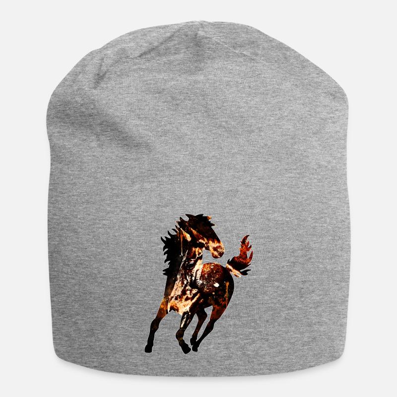 aquarelle gxp splash cheval brun - Bonnet en jersey - gris chiné