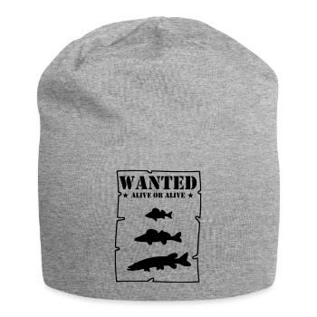 Wanted alive or alive - Jersey Beanie - heather grey - Front