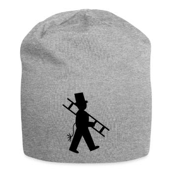 schornsteinfeger - Jersey-Beanie - Grau meliert - Vorne