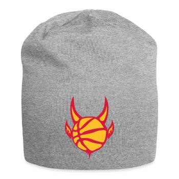 basketball ball basketball devil devil - Jersey Beanie - heather grey - Front
