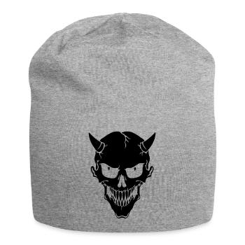 Devil - Jersey-Beanie - Grau meliert - Vorne
