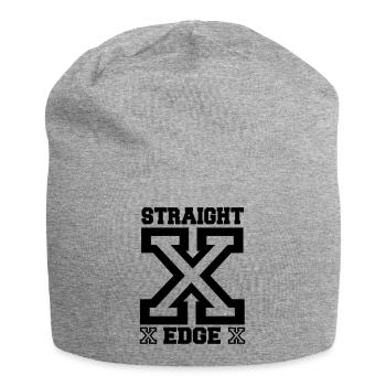 straight edge - Jersey-Beanie - Grau meliert - Vorne